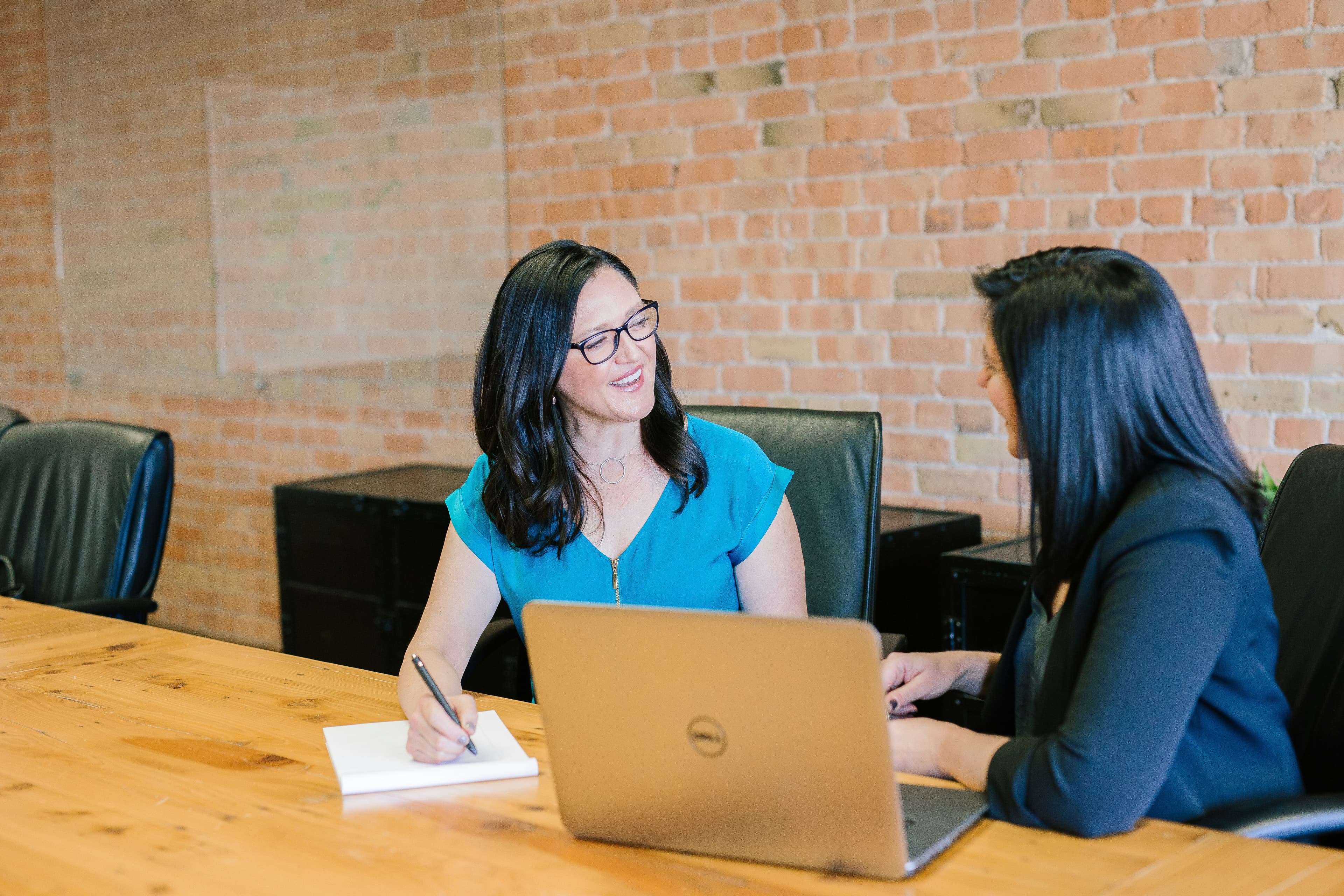 Business team in a meeting scheduling appointments